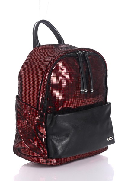 16641 Kadın Sırt Çantası Kırmızı fiyatları