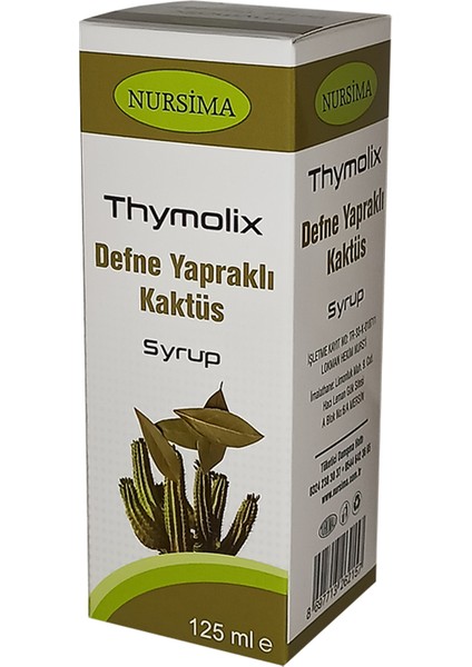 Defne Yapraklı Kaktüs Şurubu 125 ml