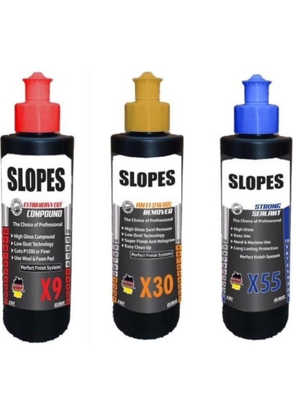 X9 Extra Kalın X30 Hare ve X55 Boya Koruma Seti 250 ml