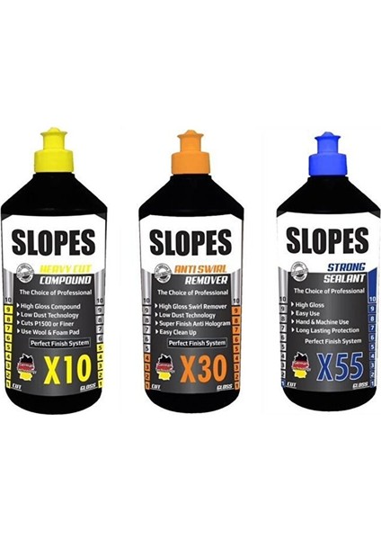 X10 Kalın X30 Hare ve X55 Boya Koruma Seti 1 Lt