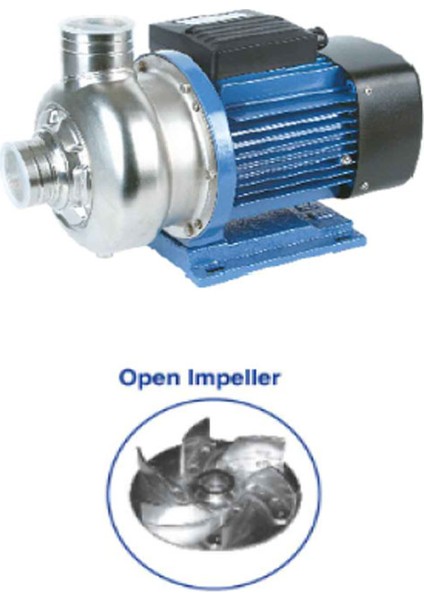 Afap 150T | Açık Fanlı Paslanmaz Çelik Pompa 380V NORTEK-AFAP150T