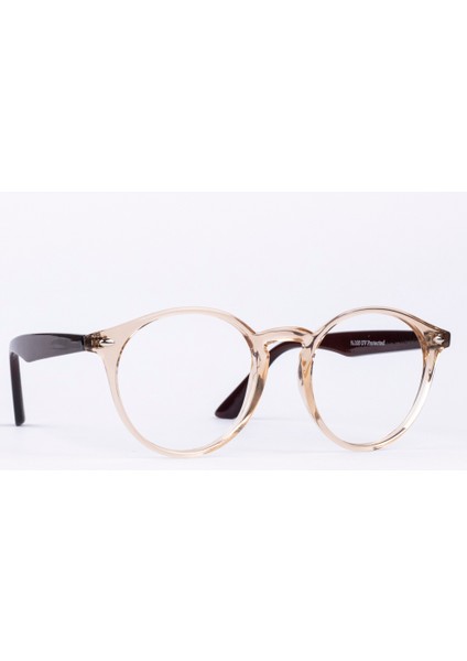 Bej Unisex Mavi Işık Korumalı Bilgisayar Ekran Gözlüğü