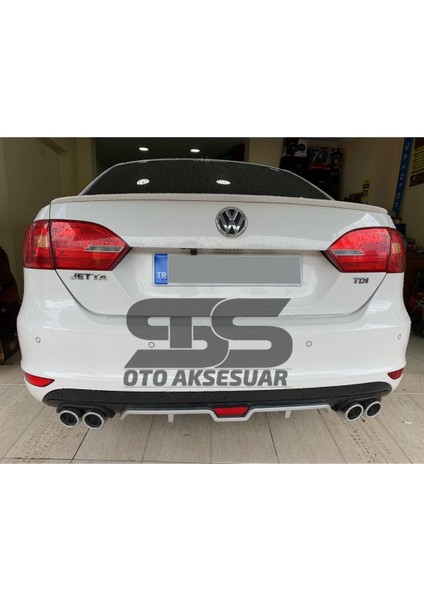 Volkswagen Jetta Mk6 Difüzör Arka Tampon Eki 4 Egzoz Çıkışlı Gri fiyatları