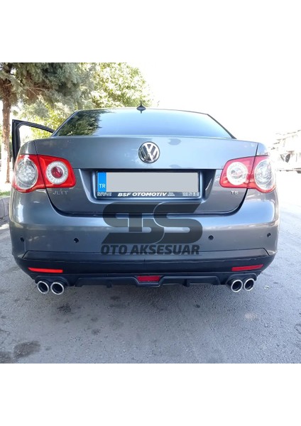 Volkswagen Jetta Mk5 Difüzör Arka Tampon Eki 4 Egzoz Çıkışlı Siyah fiyatları