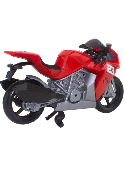Oyuncak Motosiklet Sürtmeli 30 cm