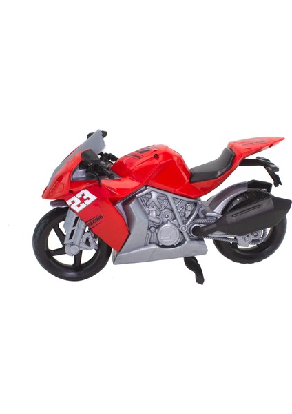 Oyuncak Motosiklet Sürtmeli 30 cm