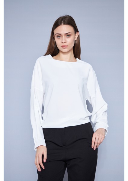 Kadın Gömlek Polyester Krep Kumaş modelleri