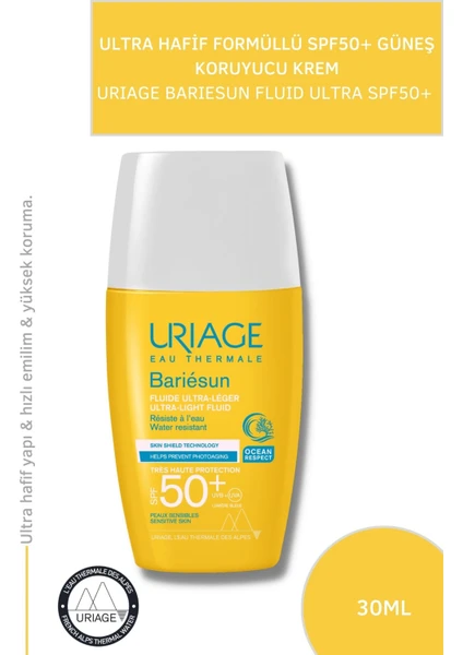 Bariesun Spf 50 Fluide Ultra Light 30 ml Ultra Hafif Formüllü Güneş Koruyucu Krem