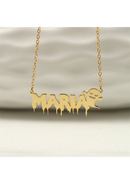 925 Ayar Gümüş Tasarım Isim Kolye fiyatları