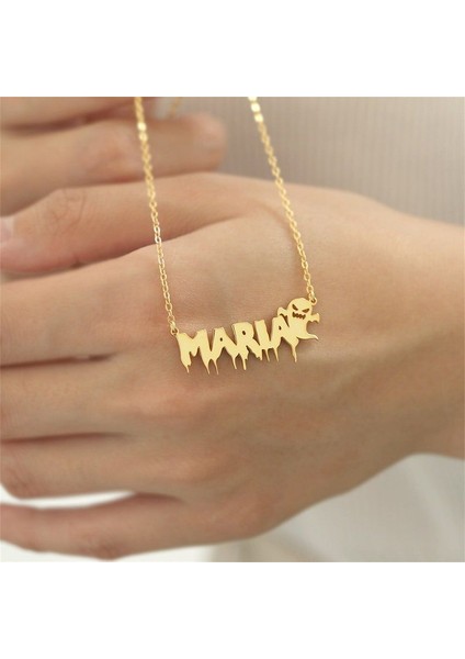 925 Ayar Gümüş Tasarım Isim Kolye modelleri