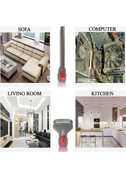 V7 V8 V10 V11 V12 V15 SV10 SV11 Elektrikli Süpürge Yedek Fırça Aletleri Için Aksesuar Alet Kiti Ek Seti (Yurt Dışından)