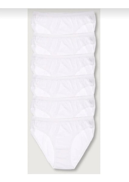 6'lı Paket Kadın Pamuklu Bikini Külot (Yurt Dışından)