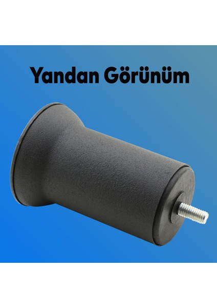 Mobilya Yatak Metal Kanepe Baza Koltuk Orta Destek Ayağı M8 Civata Siyah Metal Ayak 10 cm fırsatları