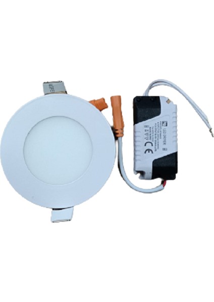 3W Yuvarlak LED Panel 3000K Günışığı