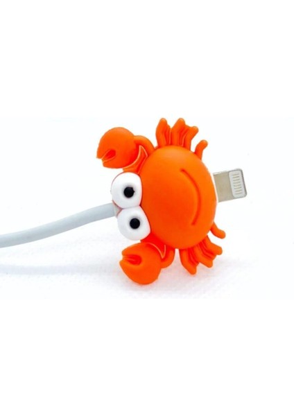 Sevimli Figürlü USB Kablo Koruyucu