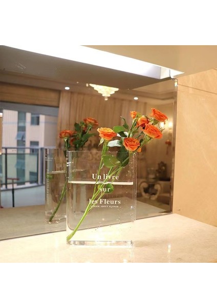 Lüks Nordic Kitap Şeklinde Vazo Ev Dekorasyonu Masa Süslemeleri (Yurt Dışından) fırsatları