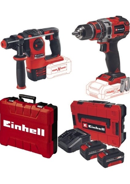 Tp-Cd 18/60 Li-I Bl Matkap Herocco Kırıcı DELICI2X4.0AH Akülü Kömürsüz Darbeli Profesyonel Çantalı Set