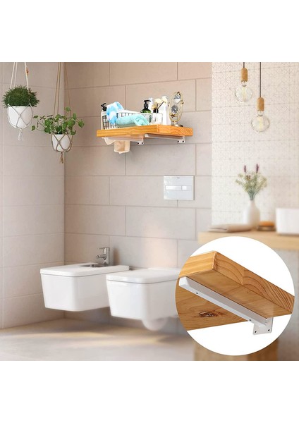 4 Parçalı Kare Endüstriyel Çerçeve Braketi Vintage Çıkıntı BRAKETI-20CM Braket Vintage Metal Tepsi Vidalı Çıkıntı Zemin Flanşı Kırsal Steampunk Tüp Beyaz Levhasız (Yurt Dışından)