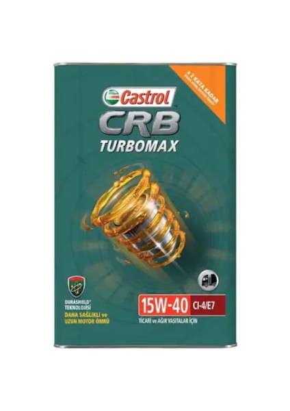 Crb Turbomax 15W-40 18 Litre Motor Yağı ( 12/2024 )