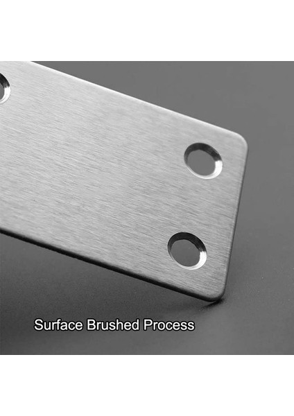 10 Dikey Sabit Düz Plaka Çelik Levha Konnektörü Dik Açı Sabit Düz Tamir Braketi Sabit Düz Tamir Mobilya ve Dıy Eşya 38X 60CM Vidasız (Yurt Dışından)