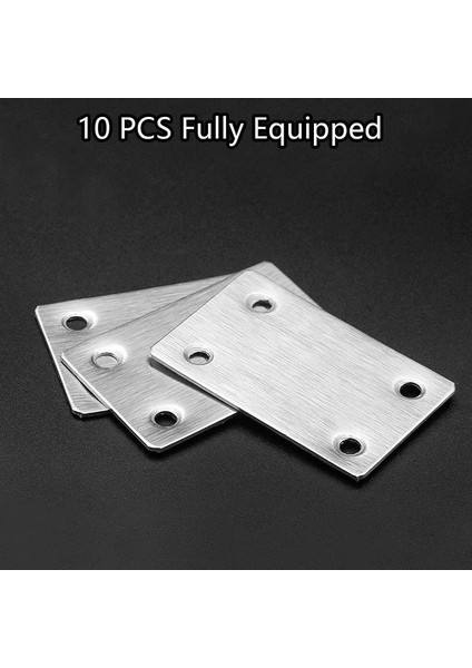 10 Dikey Sabit Düz Plaka Çelik Levha Konnektörü Dik Açı Sabit Düz Tamir Braketi Sabit Düz Tamir Mobilya ve Dıy Eşya 38X 60CM Vidasız (Yurt Dışından) fiyatları