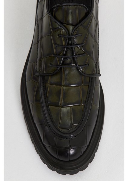 Eva Taban Kroko Deri Casual Ayakkabı fırsatları