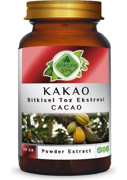 Kakao Toz Ekstresi 80 Gr. Cam Kavanoz