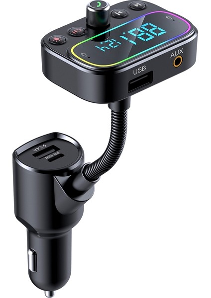 T67 Bluetooth 5.0 Araba Mp3 Müzik Çalar (Yurt Dışından)