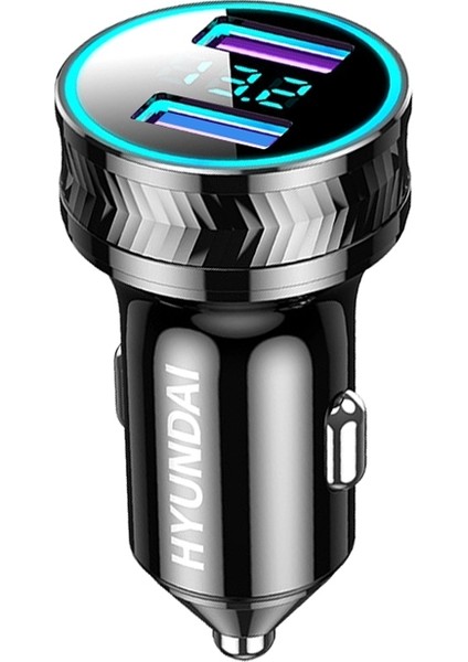 HY46B 40W Çift USB Araç Şarj Cihazı (Siyah) (Yurt Dışından)