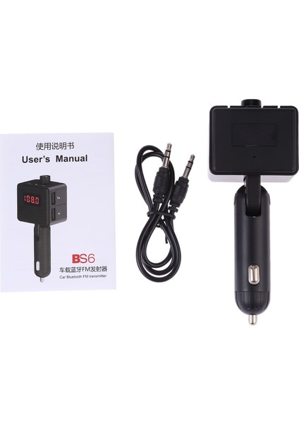 Bs6 Çift USB Şarj Bluetooth Fm Verici (Yurt Dışından) indirimleri