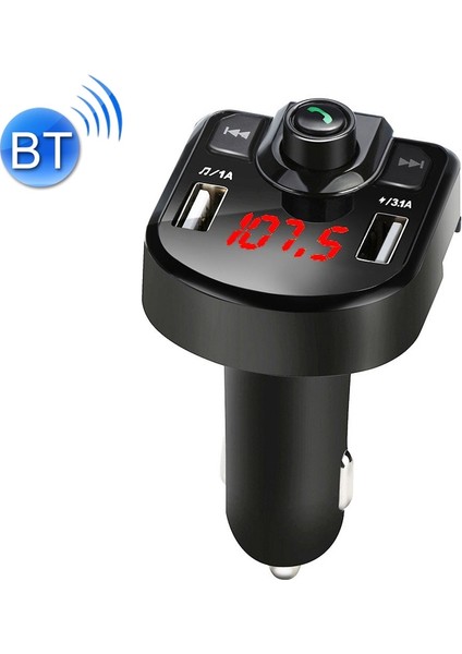 M9 Çift USB Araç Şarj Cihazı (Black) (Yurt Dışından)