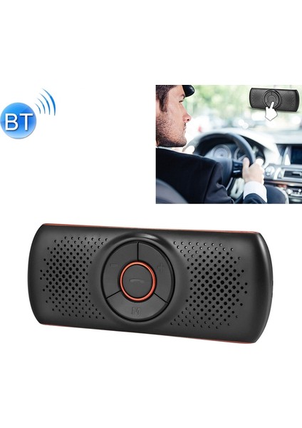 T826 Araba Bluetooth Sun Visor Için Kablosuz Mp3 Çalar (Yurt Dışından)