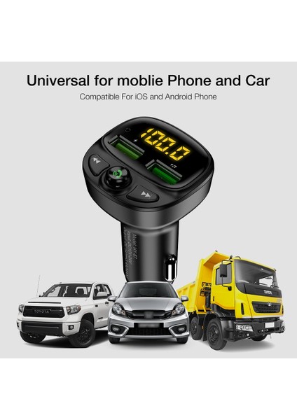 Floveme Araba Bluetooth Mp3 Çalar Araç Kiti (Yurt Dışından) indirimleri