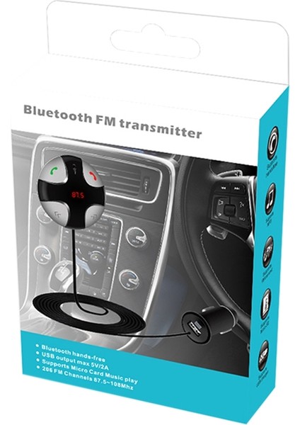 FM29B Bluetooth Fm Verici Hands- Araç Kiti (Yurt Dışından)