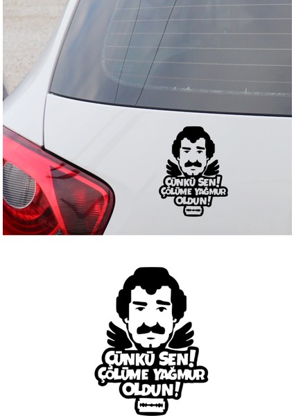 Müslüm Gürses Baba Araba Sticker Yapıştırma