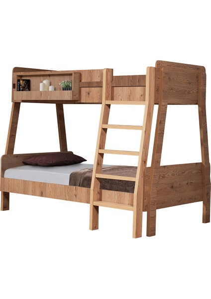 Ranza, Trend Geniş Ikili Ranza - Ceviz + 2 Adet Comfort Yatak modelleri