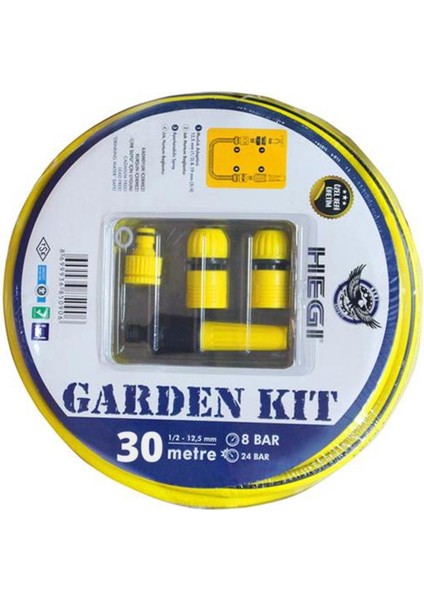 Garden Kit 30mt 1/2" 12.5 mm(Bahçe Hortumu)