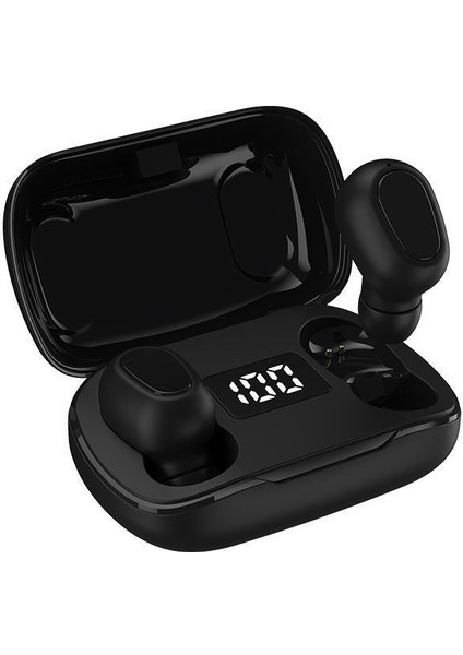 L21 Pro Tws Bluetooth Kablosuz Kulaklıklar Su Geçirmez Stereo Kulak Içi Spor Kulaklıklar iPhone Android Telefon Müzik Kulaklık (Yurt Dışından)