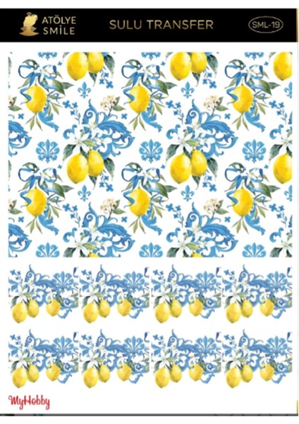 Atölye Smile Sml 19 Sulu Transfer 25X35