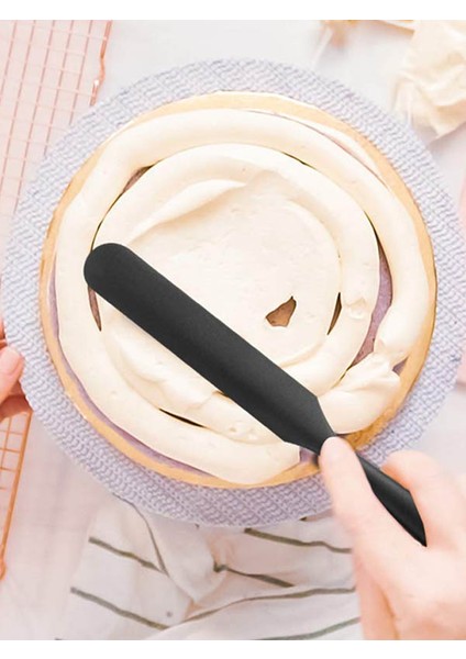 2'li Spatula Seti (Sıyırma-Sıvama) Siyah
