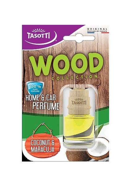 Wood (Coconut) Hindistan Cevizi Esanslı Ayna Altı Asma Koku 7ml.