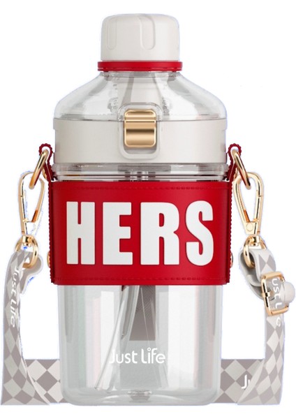 Figürlü Su Şişesi - Beyaz (Yurt Dışından)