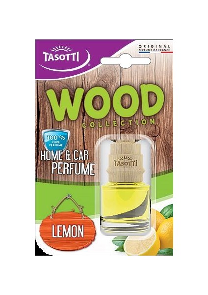 Wood (Lemon) Limon Esanslı Ayna Altı Asma Koku 7ml.