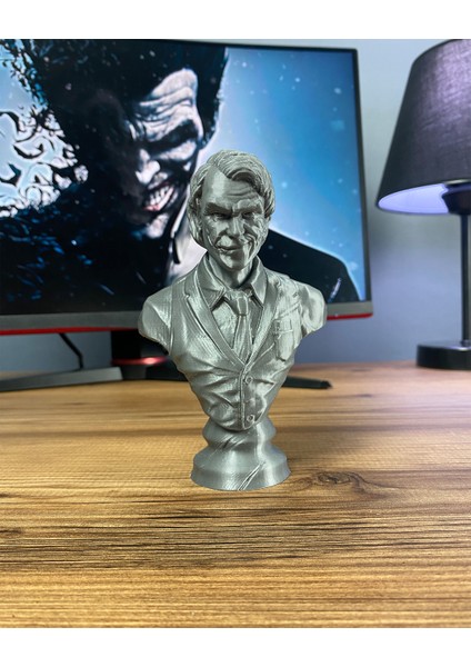 Joker Büst Figür 15 cm - İkonik Koleksiyon Parçası