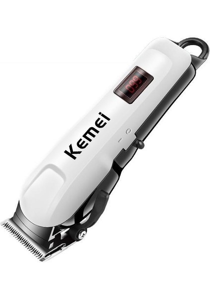 Kemeı Saç Kesme Makinesi LCD Ekran Berber Kuaför Elektrikli Jilet Ev Tipi Elektrikli Kesme Makinesi (Yurt Dışından)