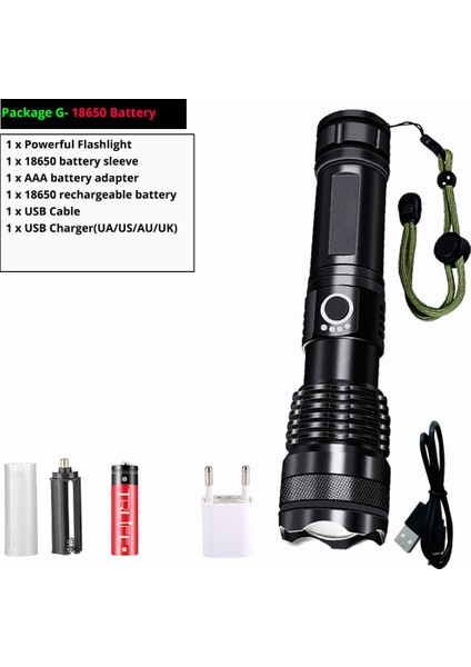 Kamp Acil Durum LED El Feneri - Siyah (Yurt Dışından)