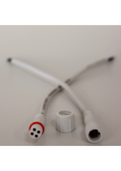 4'lü Soketli Plastik Kablo Dişi Erkek Takım IP67 (5 Adet) fiyatları