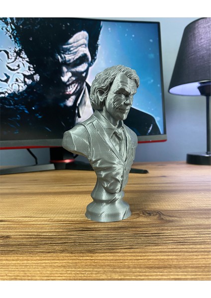 Joker Büst Figür 15 cm - İkonik Koleksiyon Parçası