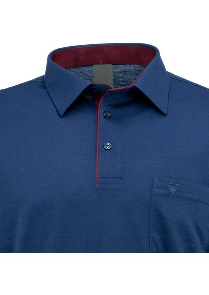 Erkek Gömlek Yaka Cepli Kısa Kollu Normal Kesim Tam Kalıp Premium Pamuklu Kumaş T-Shirt fırsatları