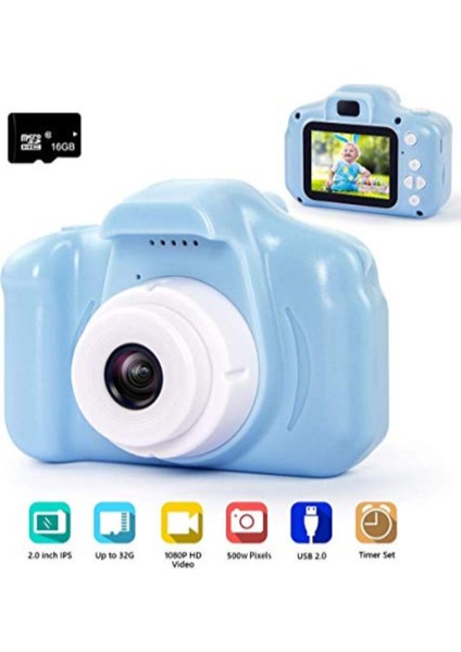 Store Mini Eğitici Çocuk Dijital Fotoğraf Makinesi Oyun+Video+Fotoğraf Çekimi 8 GB SD KART fiyatları